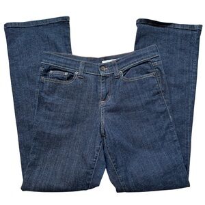 DKNYC SoHo Dark Blue Flare Denim Y2K Jeans Long Tall 10